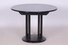 Restaurierter Art-Déco-Klappstisch, von J. F. M. Hoffmann, Buche, Österreich, 1910er Jahre