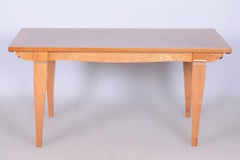 Restored Art Deco Folding Table, by J. Leleu, Oak, Spruce, France, 1920s
