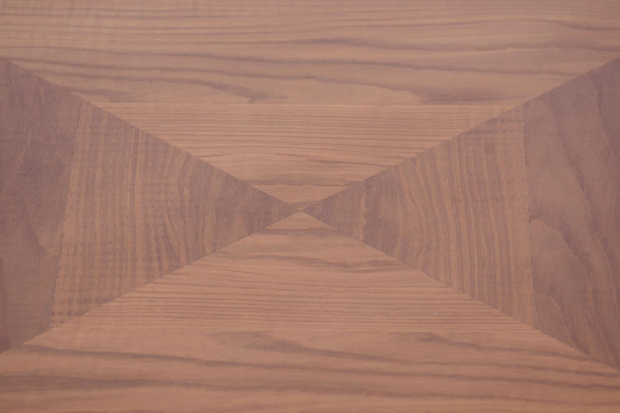 Restored Art Deco Folding Table, by J. Leleu, Oak, Spruce, France, 1920s For Sale 3