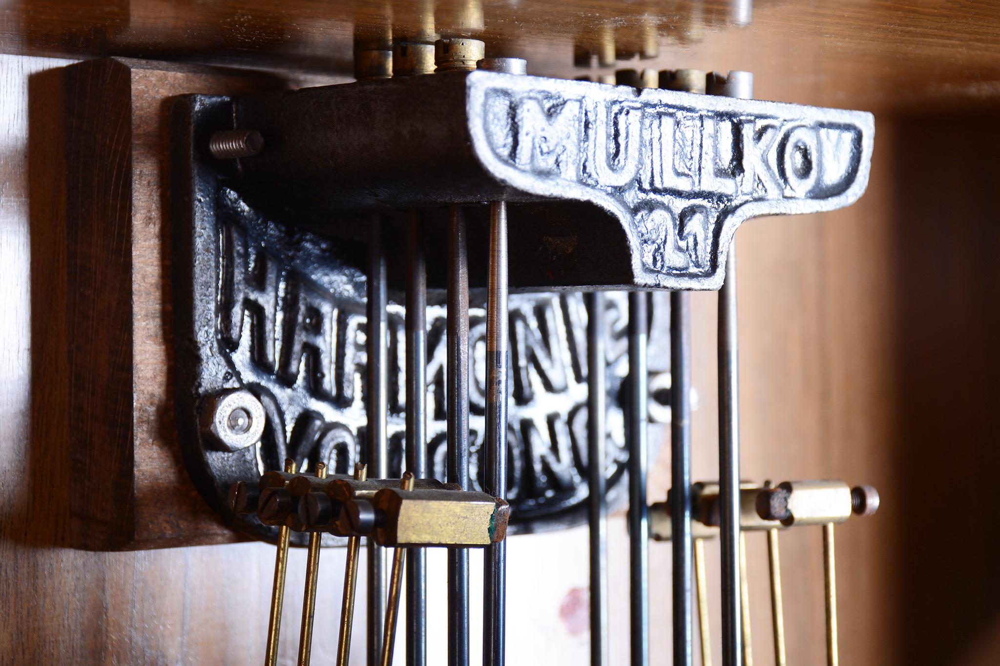 Restored Art Deco Longcase Clock, Walnut, Spruce, Polish, Czech, 1920s For Sale 10