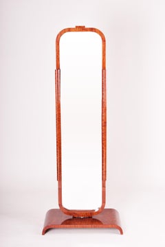 Restored Art Deco Mirror Made in France, 1920s. Rosewood