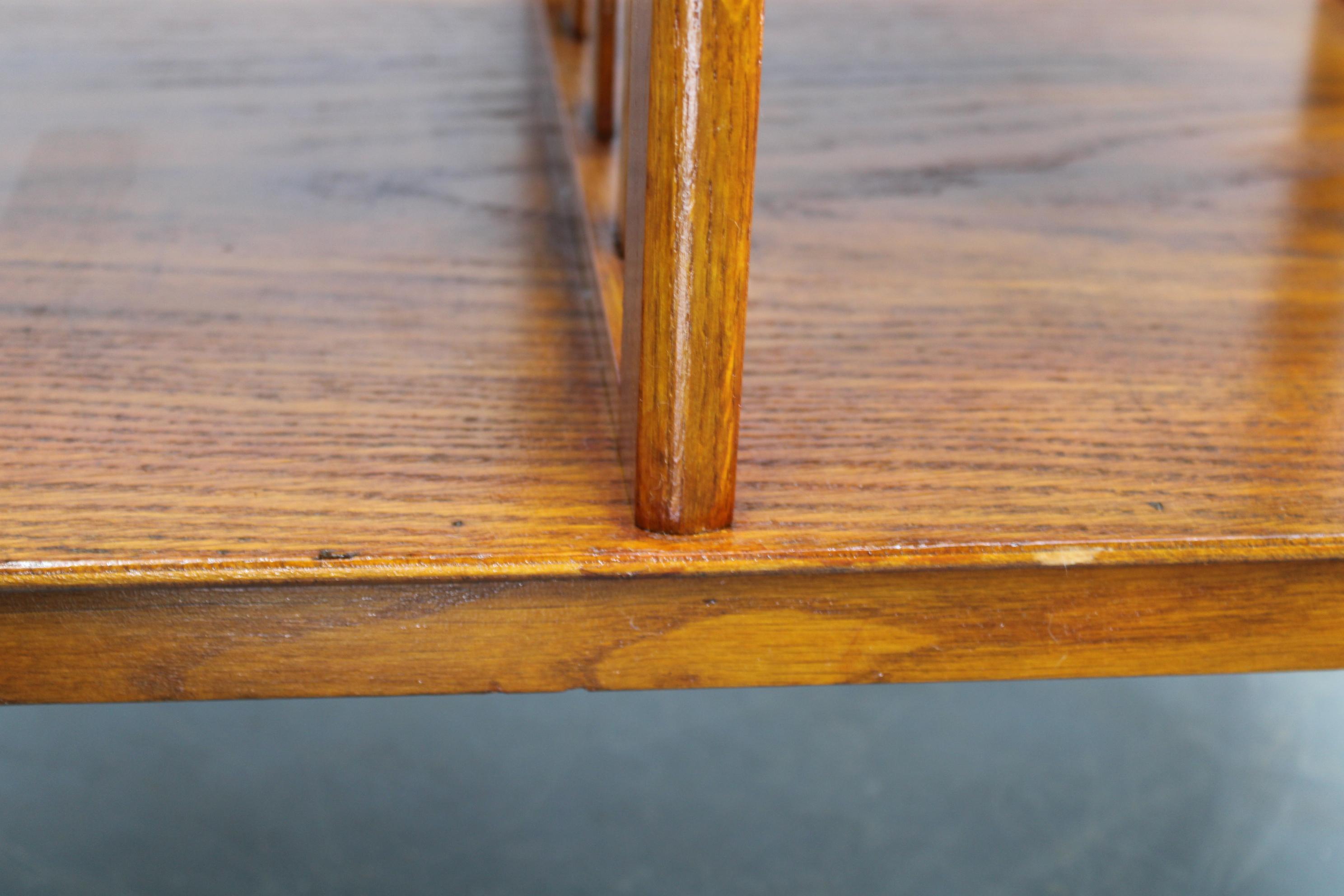 Estantería de roble Art Decó restaurada, Alemania Años 30 - Estantería Bauhaus en venta 5