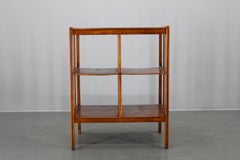 Restored Art Deco Oak Storage Shelf Cabinet, Germany 1930s — Bauhaus Shelving