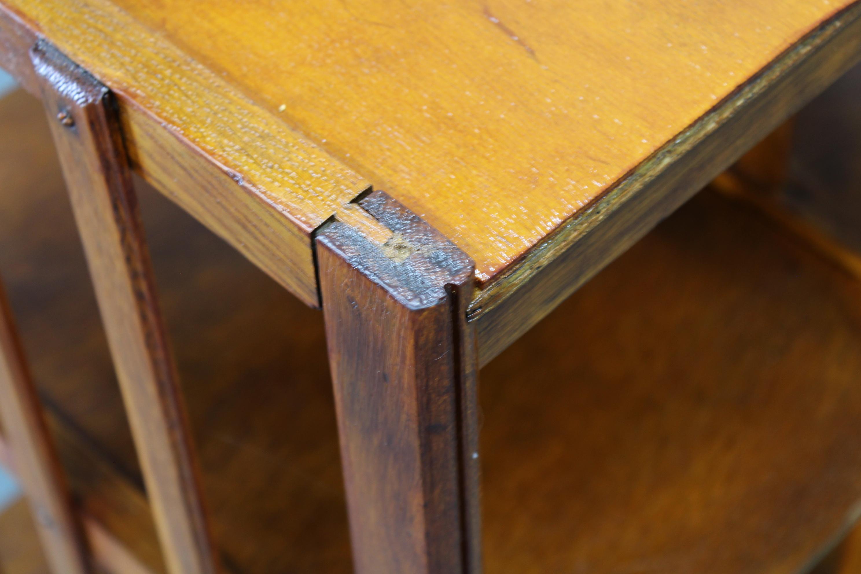 Estantería de roble Art Decó restaurada, Alemania Años 30 - Estantería Bauhaus en venta 1