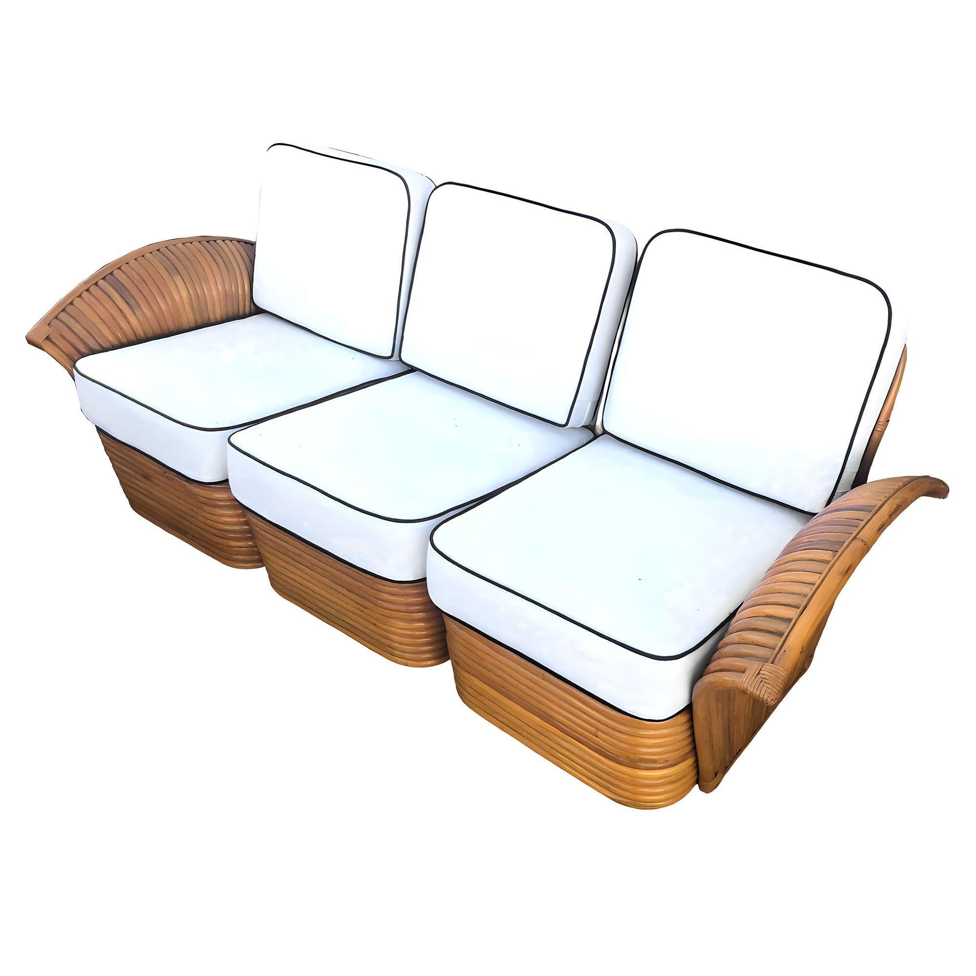 American Restored Art Deco Rattan 