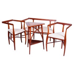 Restored Art Deco Seating Set, by J. Kotěra, Josef Motka - Litovel, Czech, 1900s