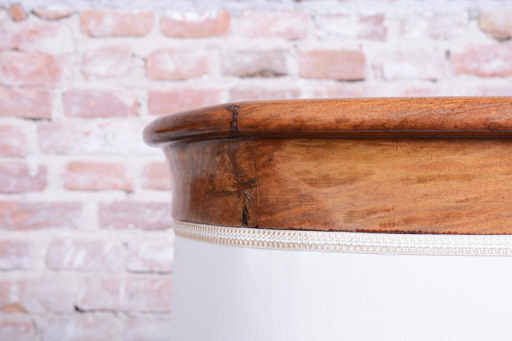 Restored Art Deco Seating Set, Palisander, Reupholstered, France. 1920s en vente 4