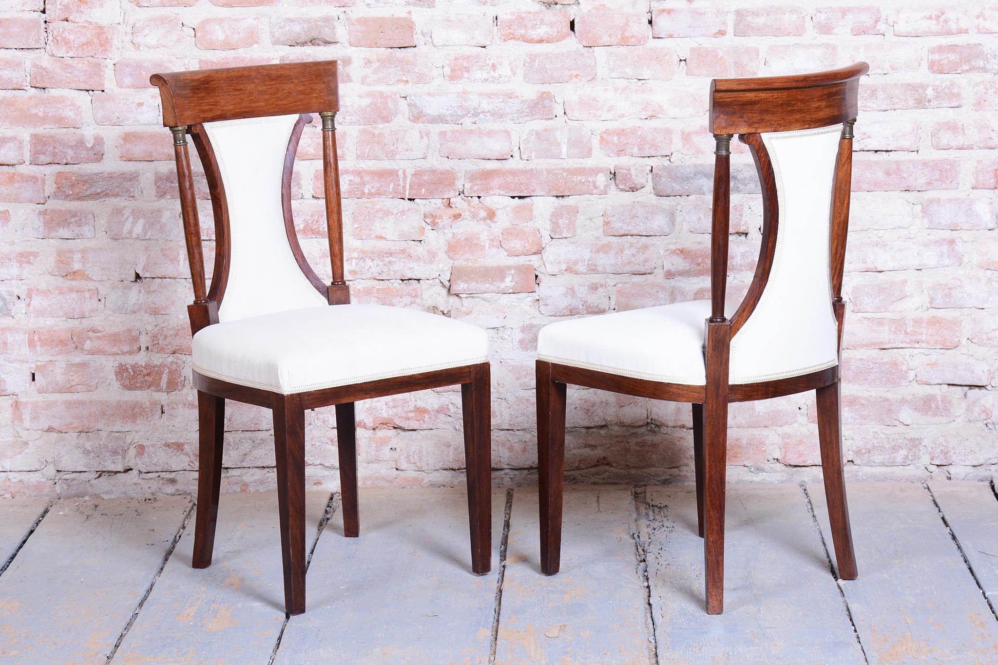 Restored Art Deco Seating Set, Palisander, Reupholstered, France. 1920s en vente 6
