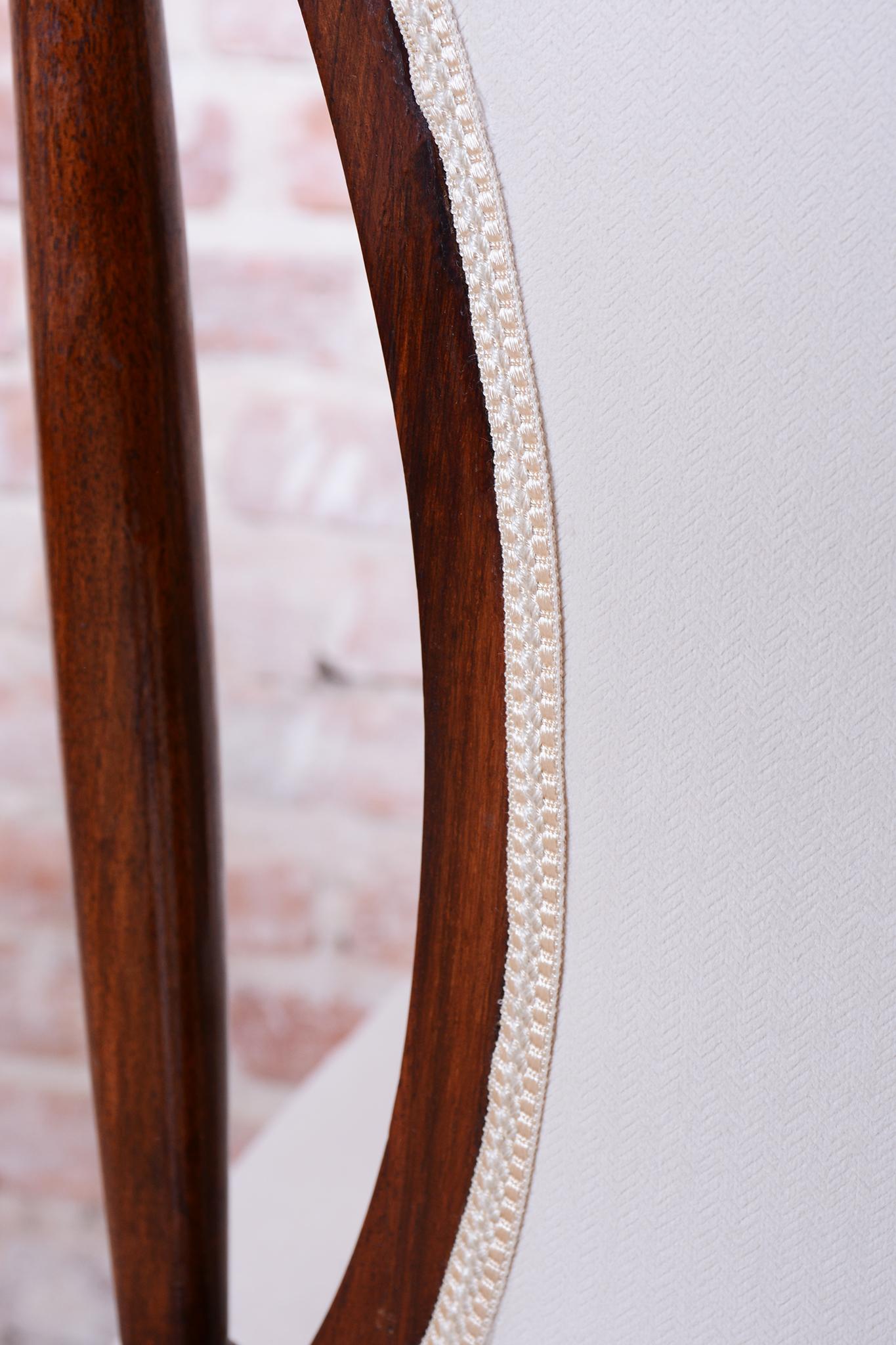 Restored Art Deco Seating Set, Palisander, Reupholstered, France. 1920s en vente 10