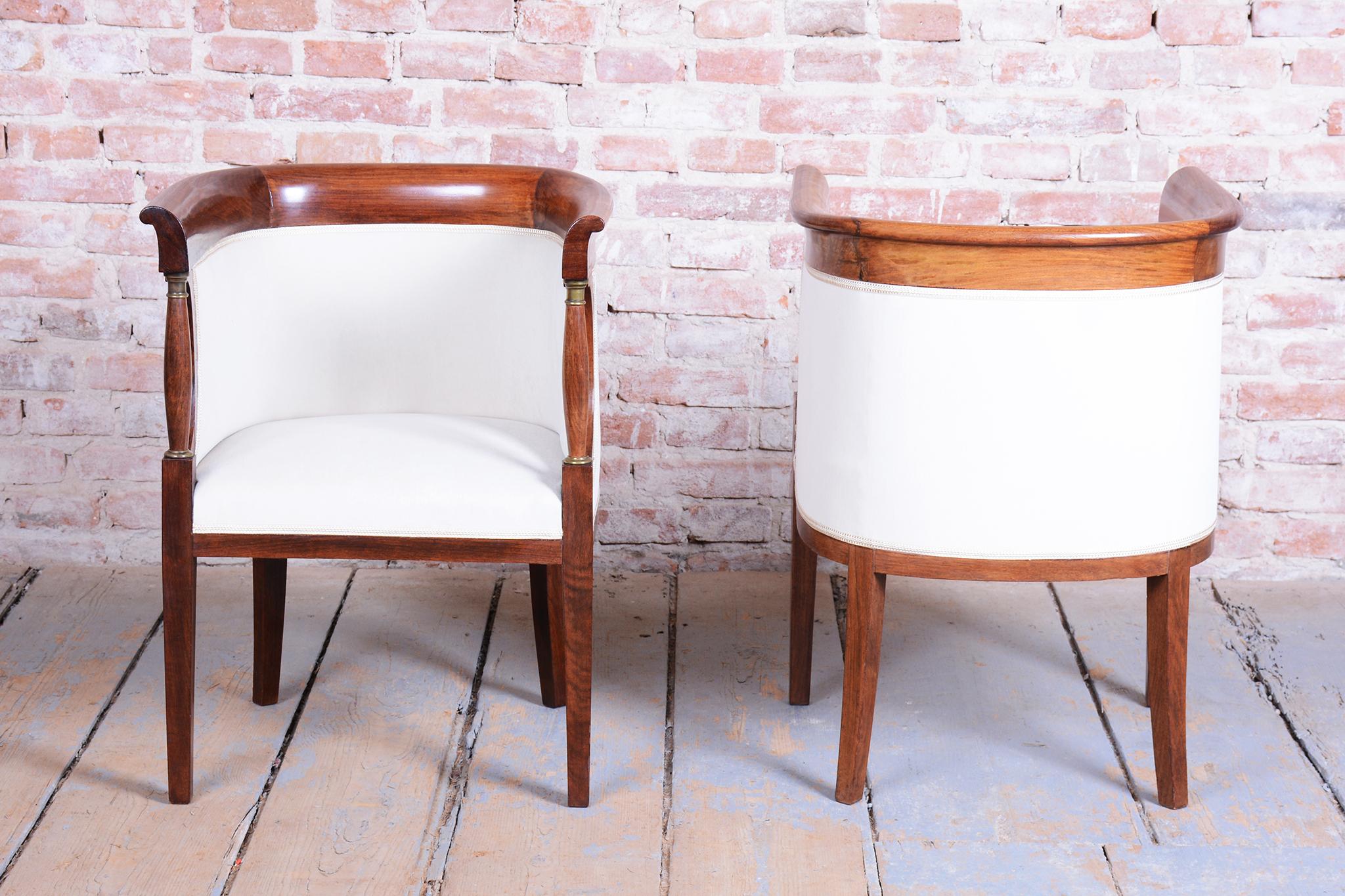 Restored Art Deco Seating Set, Palisander, Reupholstered, France. 1920s en vente 1