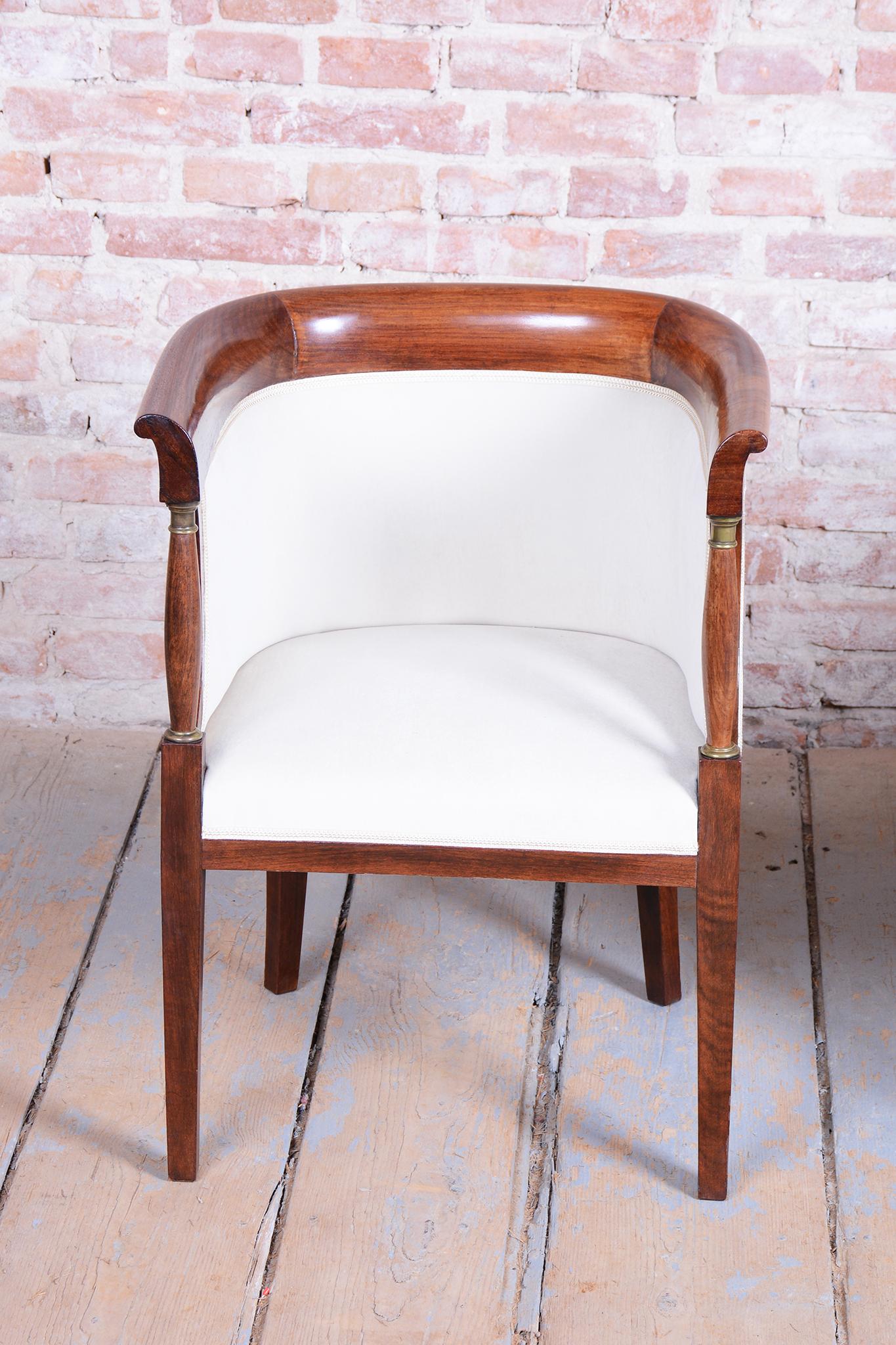 Restored Art Deco Seating Set, Palisander, Reupholstered, France. 1920s en vente 2