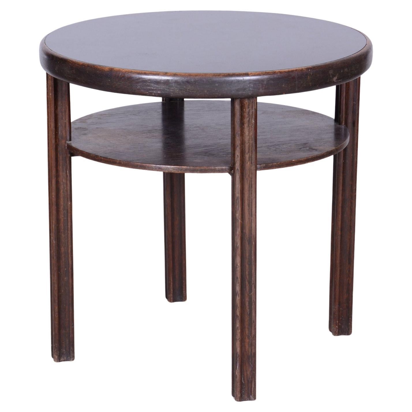 Restored Art Deco Small Table, by J. Hoffmann, Wiener Werkstätte, Czech, 1910s For Sale