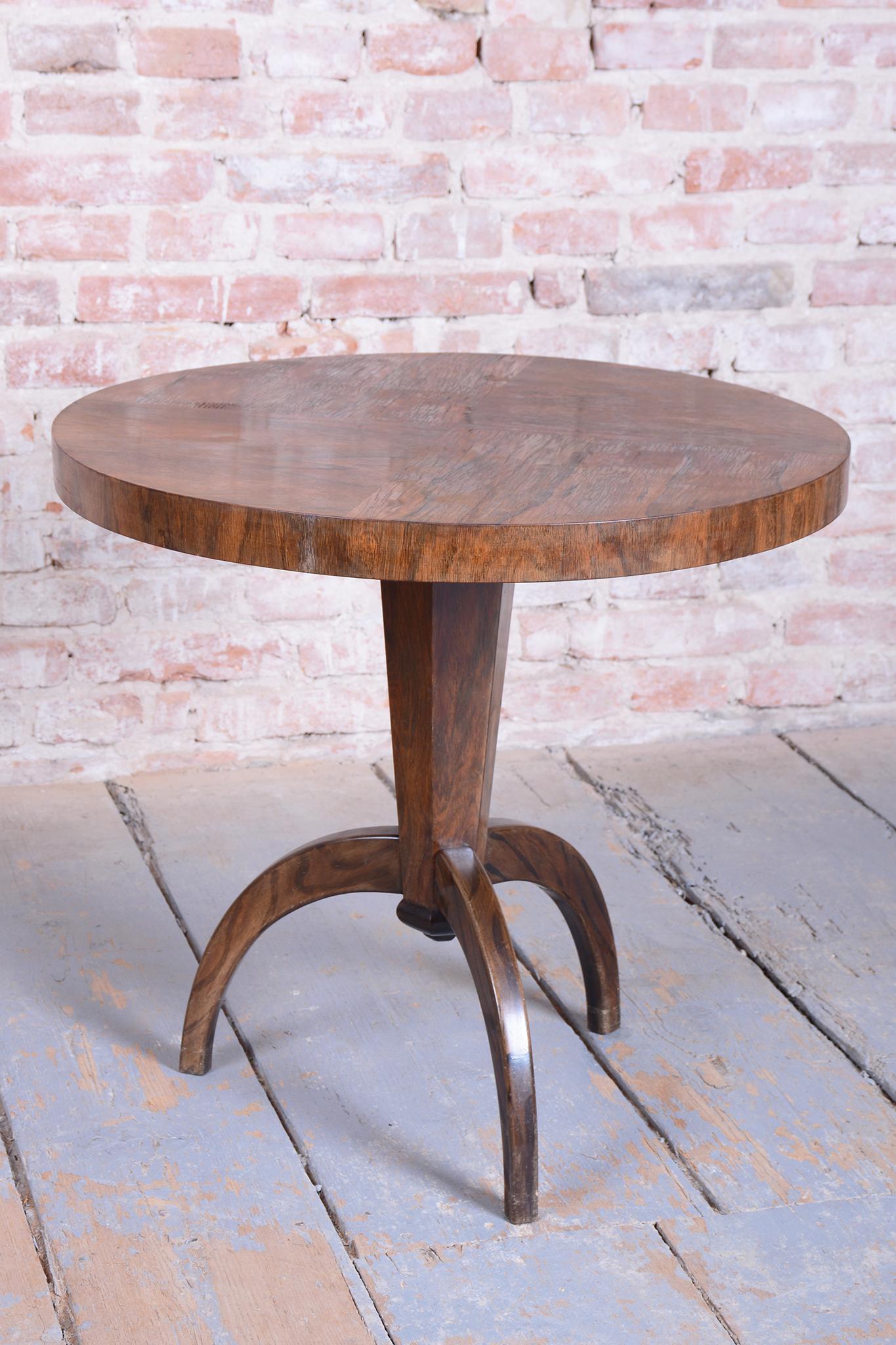 Francese Tavolino Art Deco restaurato, Oak, polacco restaurato, Francia, anni '20 in vendita