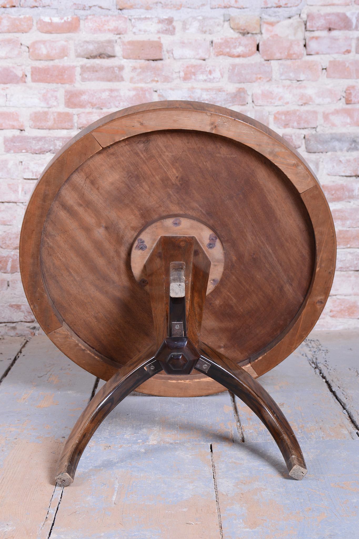 Legno Tavolino Art Deco restaurato, Oak, polacco restaurato, Francia, anni '20 in vendita