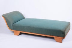 Restored Art Deco Sofa, Beech, Revived Polish, Czech, 1920s