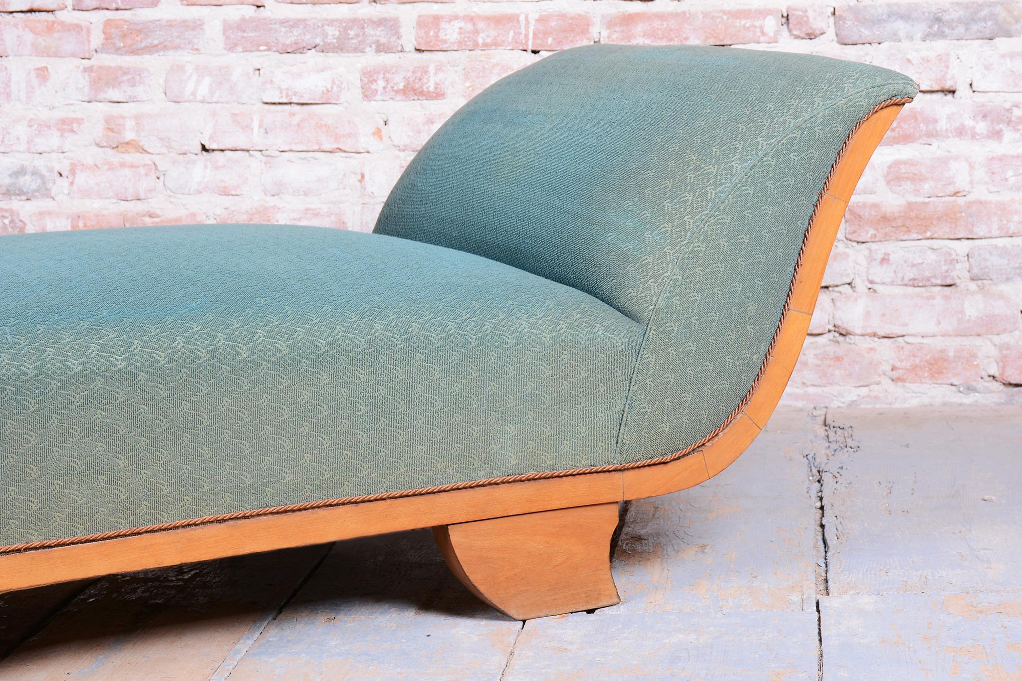 Sofá Art Decó restaurado, haya, polaco recuperado, checo, años 20 en venta 1