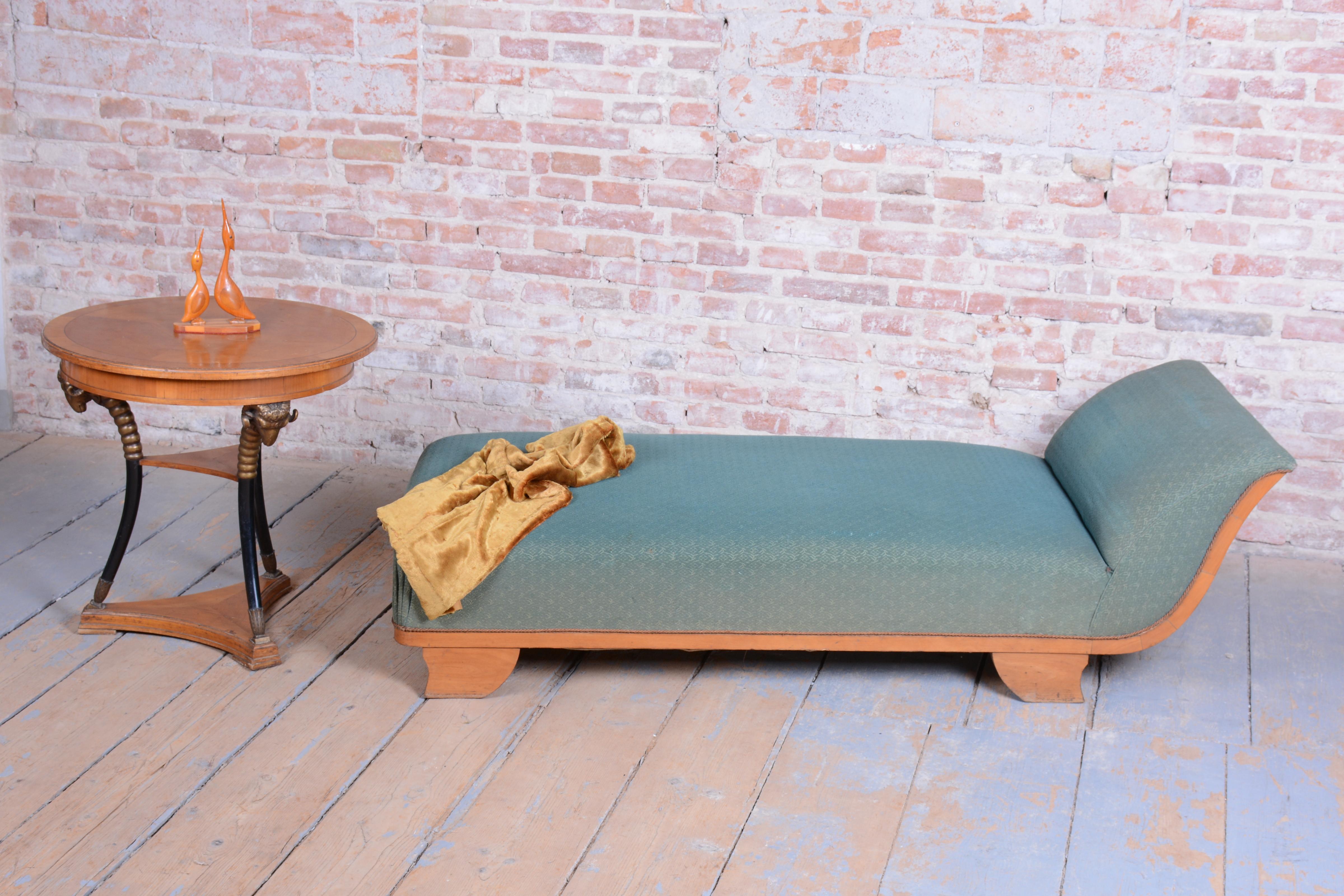 Sofá Art Decó restaurado, haya, polaco recuperado, checo, años 20 en venta 3