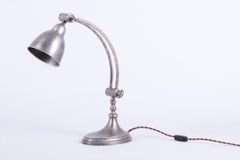 Restored Art Deco Table Lamp, Chrome-Plated Steel, France, 1920s