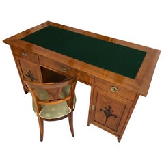 Restored Art Nouveau Designer Desk from 1930-1940