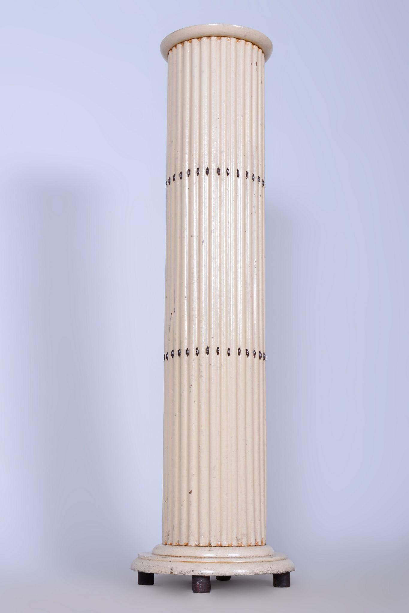 Restaurierter Jugendstil-Sockel, Buche, Spruce, Revived Polish, Österreich, 1910er Jahre (Holz) im Angebot