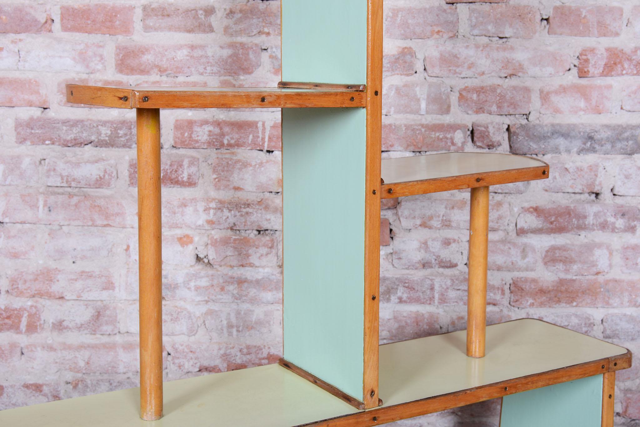 Restaurierte Artdeco-Etagere, Buche, Umakart, Tschechien, 1930er Jahre im Angebot 2