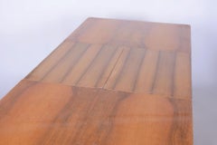 Tavolo da pranzo in quercia ArtDeco restaurato, Jindrich Halabala, Up Zavody, Cechia, anni '40