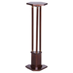 Used Restored ArtDeco Oak Pedestal, Revived Polish, Czechia, 1920s