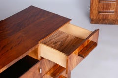 Coppia di cassettiere ArtDeco restaurate, Palisandr, Francia, anni '30