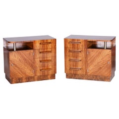 Vintage Restored ArtDeco Pair of Chests of Drawers, Palisandr, France, 1930s