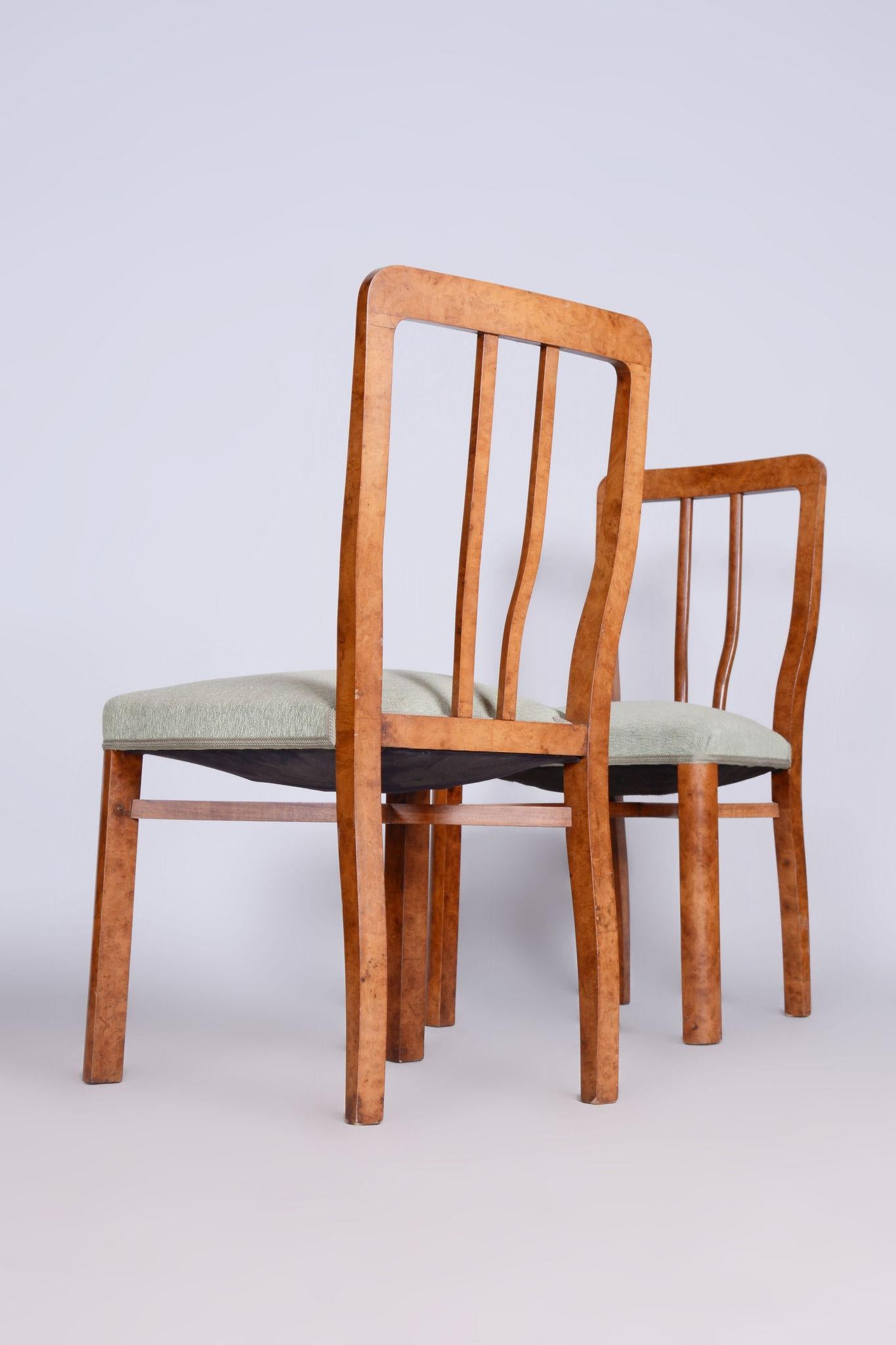 Restored ArtDeco Seating Set, Beech, Maple Root Veneer, Czechia, 1930s For Sale 7