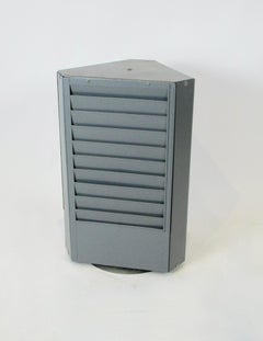 Restored Auto Shop Rotating Work Order File Man Cave Magazine Stand