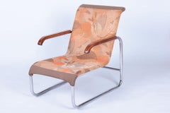 Restaurierter Bauhaus Sessel, von Marcel Breuer für Thonet, Chrom, Tschechien, 1930er Jahre