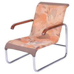 Restaurierter Bauhaus Sessel, von Marcel Breuer für Thonet, Chrom, Tschechien, 1930er Jahre