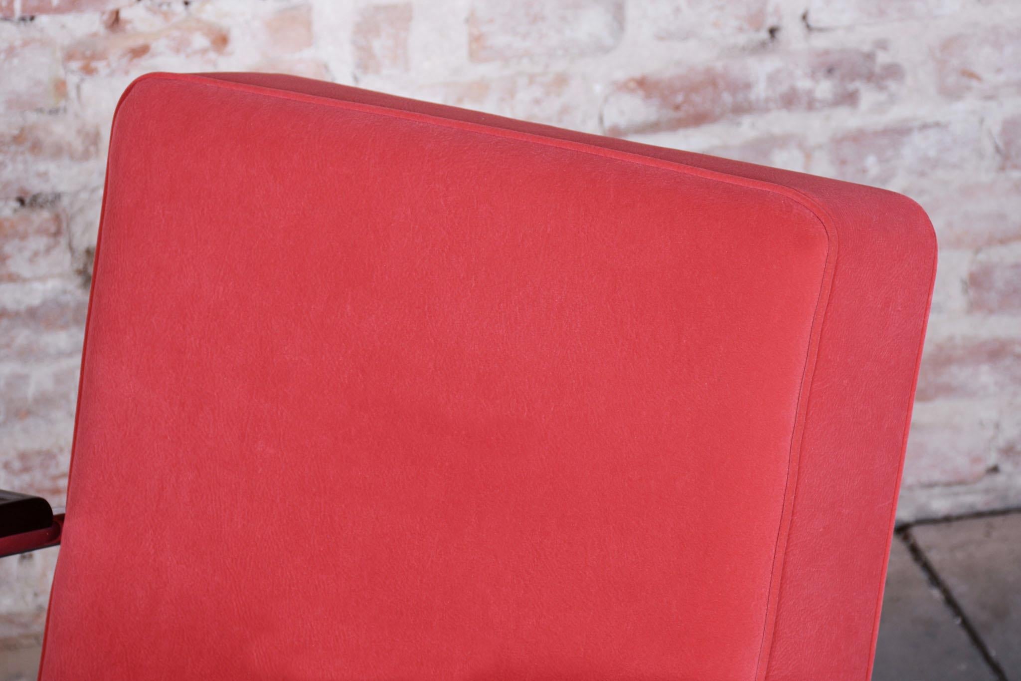 Restored Bauhaus Armchair, by W. Gispen, Mücke-Melder, Chrome, Czech, 1930s For Sale 2