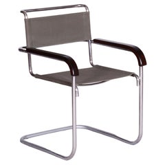 Vintage Restored Bauhaus Armchair, Thonet, Marcel Breuer, Czechia, 1930s