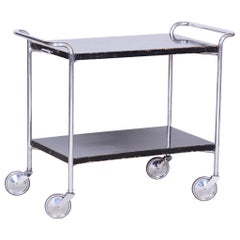 Carro cromado Bauhaus restaurado, Marcel Breuer, Mücke - Melder, Chequia, años 30