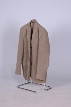 Restored Bauhaus Clothes Valet, Chrome-Plated Steel, Czech, 1930s