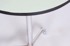 Restored Bauhaus Coffee Table, Hynek Gottwald, Chrome, Czechia, 1930s