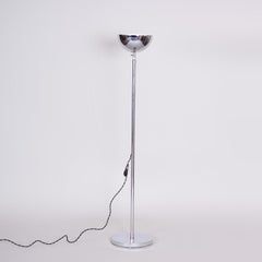 Restored Bauhaus Floor Lamp Made in the 1930s, Made Out of Chrome Plated Steel
