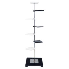 Used Restored Bauhaus Flower Pedestal, by Robert Slezák, Chrome, Steel, Czech, 1930s