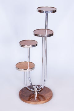 Restaurierter Bauhaus Blumenständer, von J. Halabala für UP Závody, Tschechien, 1930er Jahre