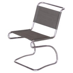 Used Restored Bauhaus H79 Chair, by J. Halabala, UP Zavody, Chrome, Czech, 1930s