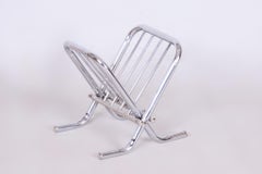 Restored Bauhaus Newspaper Stand, Chrome-Plated Steel, Germany, 1960s