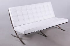 Restauriertes Bauhaus-Sofa Barcelona, von L.M. van der Rohe für Knoll Inc., USA, 1960er Jahre
