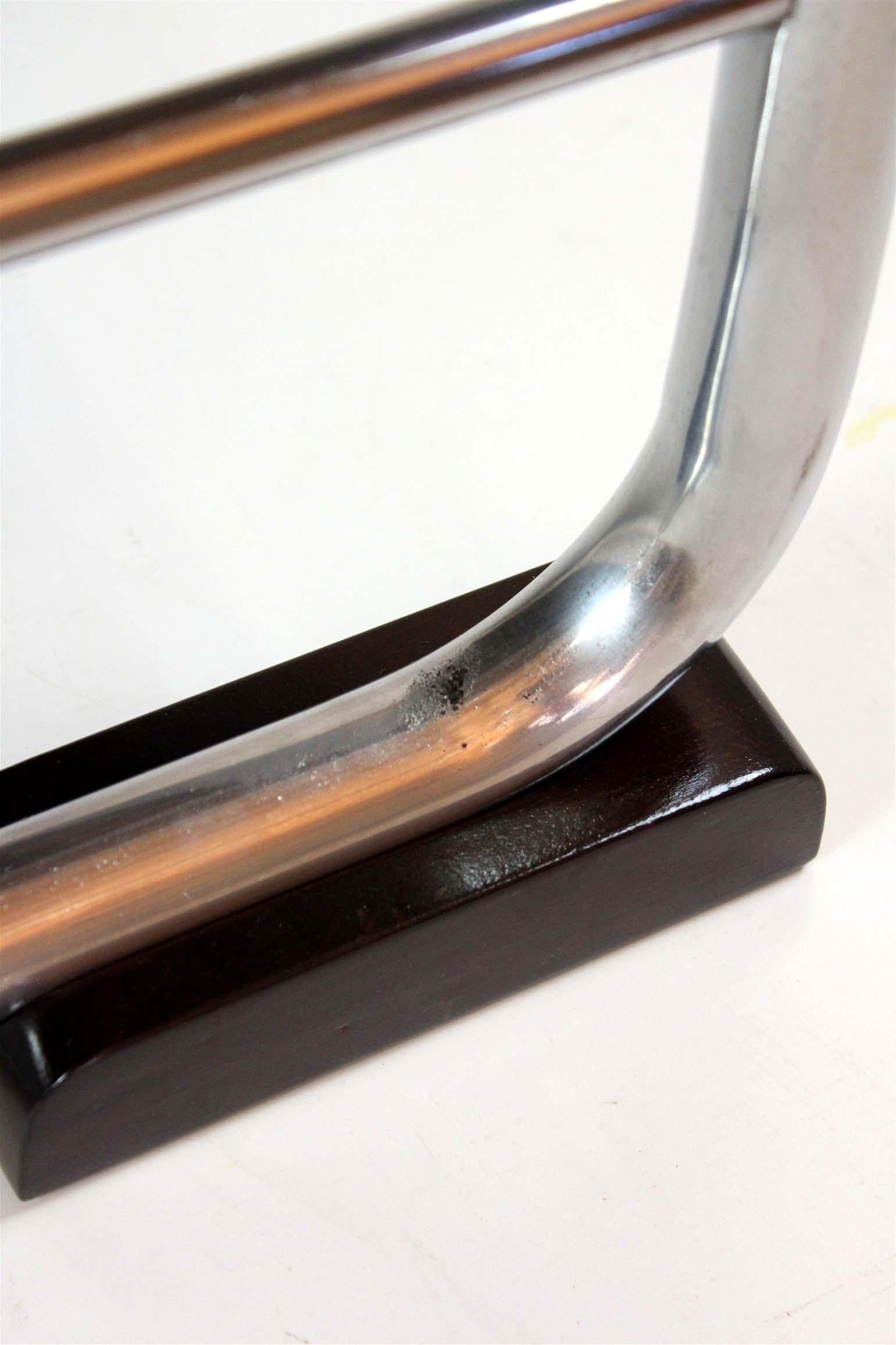 Restored Bauhaus Tubular Chrome Steel Sofa from Hynek Gottwald, 1930s im Angebot 6