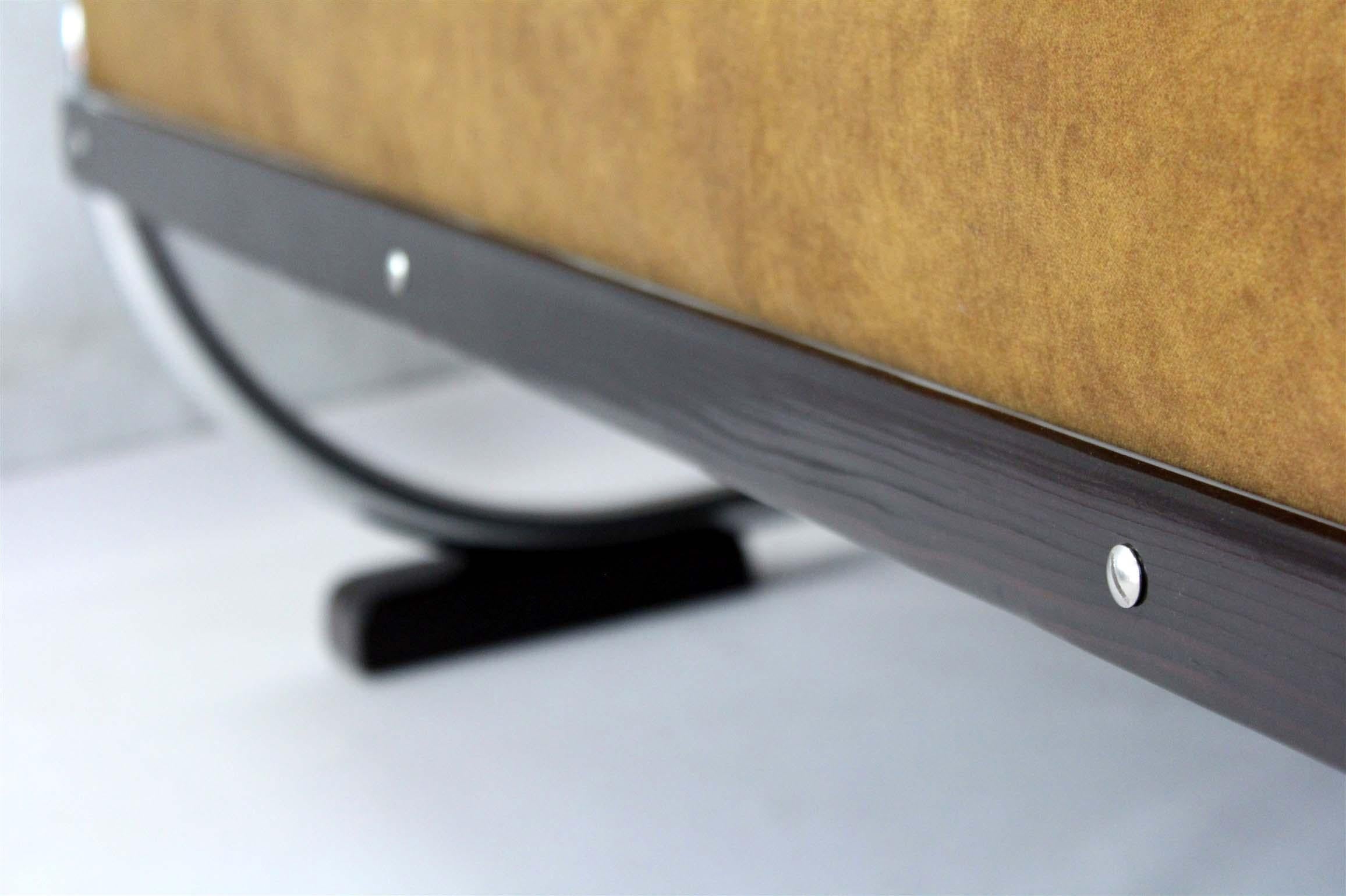 Restored Bauhaus Tubular Chrome Steel Sofa from Hynek Gottwald, 1930s im Angebot 3