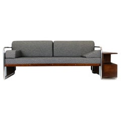 Restauriertes Bauhaus-Sofa aus Stahlrohr von Robert Slezak, 1930er Jahre