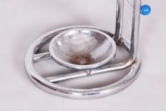 Restored Bauhaus Umbrella Stand, Chrome-Plated Steel, Germany, 1950s