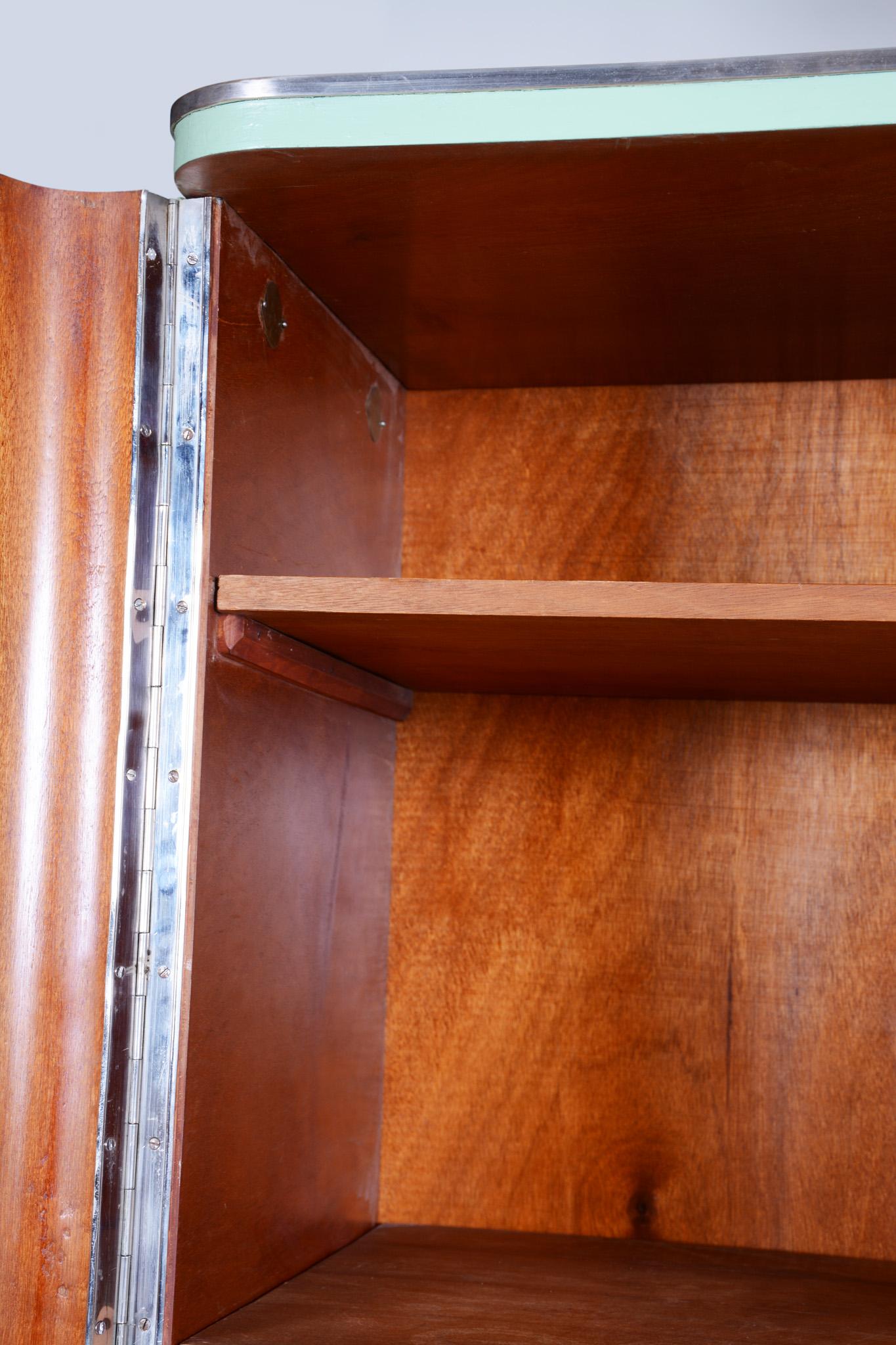 Restored Bauhaus Wardrobe, by Vichr a spol., Original Paint, Czech, 1930s in vendita 6