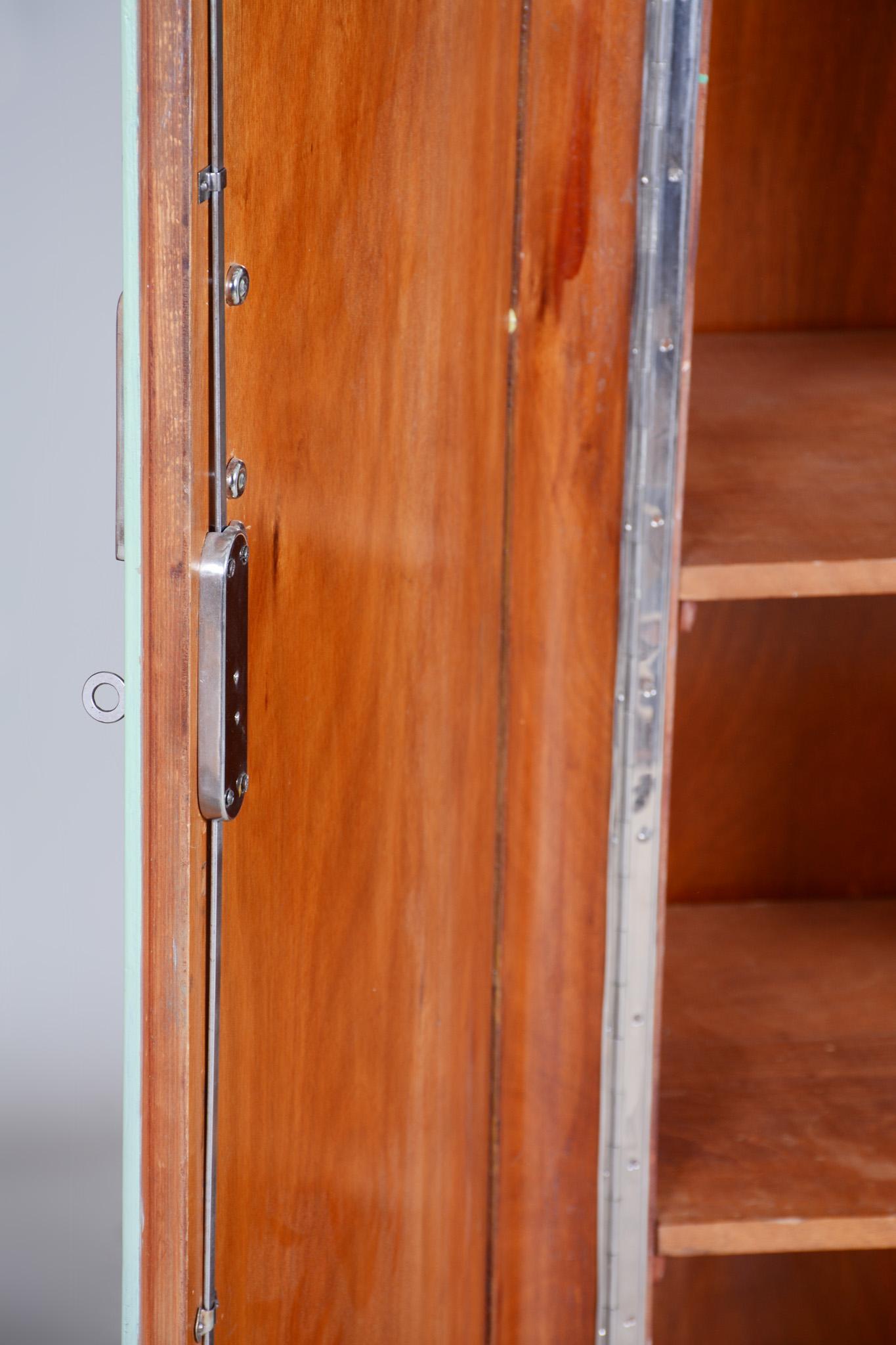 Restored Bauhaus Wardrobe, by Vichr a spol., Original Paint, Czech, 1930s in vendita 7